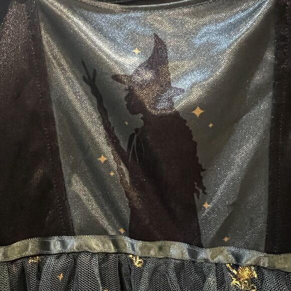 Wicked Elphaba Witch Dress Character Fantasy Girls Size 3T Movie Halloween - Picture 7 of 8